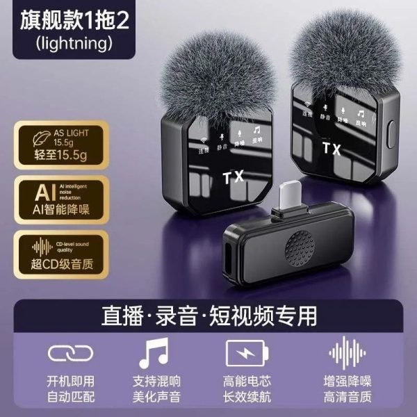 Tx Mini microphones, 2 micrphones (Apple)